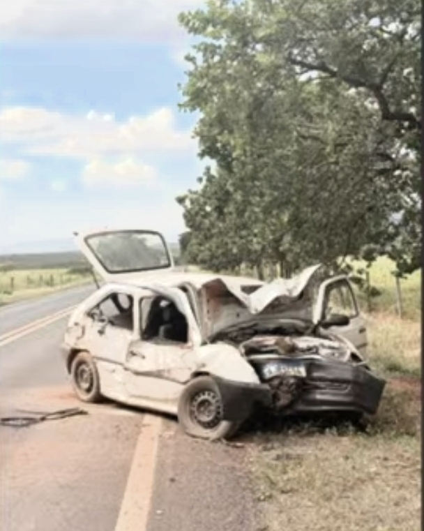 IDOSO DE 78 ANOS FICA FERIDO EM ACIDENTE NA GO-116