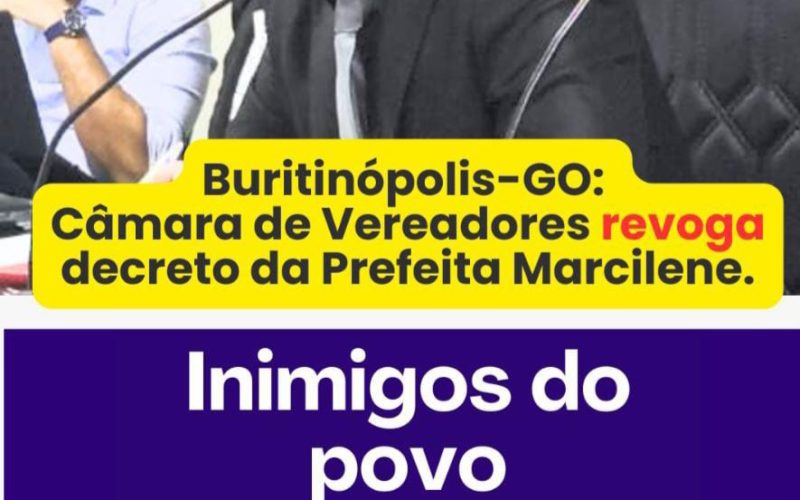 CÂMARA MUNICIPAL DE BURITINÓPOLIS APROVA DECRETO QUE ANULA SUSPENSÃO DE CONCURSO PÚBLICO