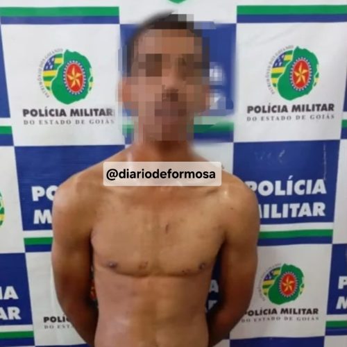 HOMEM É PRESO POR ESFAQUEAR A COMPANHEIRA EM FORMOSA