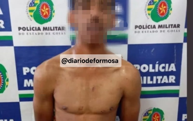 HOMEM É PRESO POR ESFAQUEAR A COMPANHEIRA EM FORMOSA