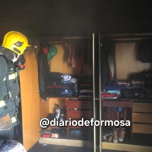 INCÊNDIO EM HOTEL DE FORMOSA: FOGO ATINGE APARELHOS ELÉTRICOS